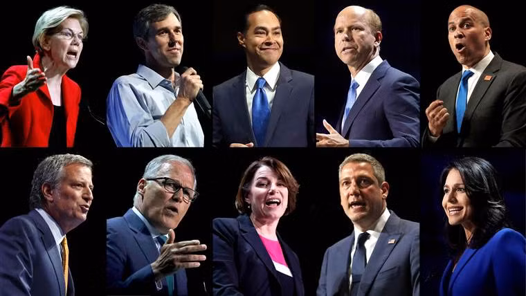 Các thành viên đảng Dân chủ (ảnh Supchina)