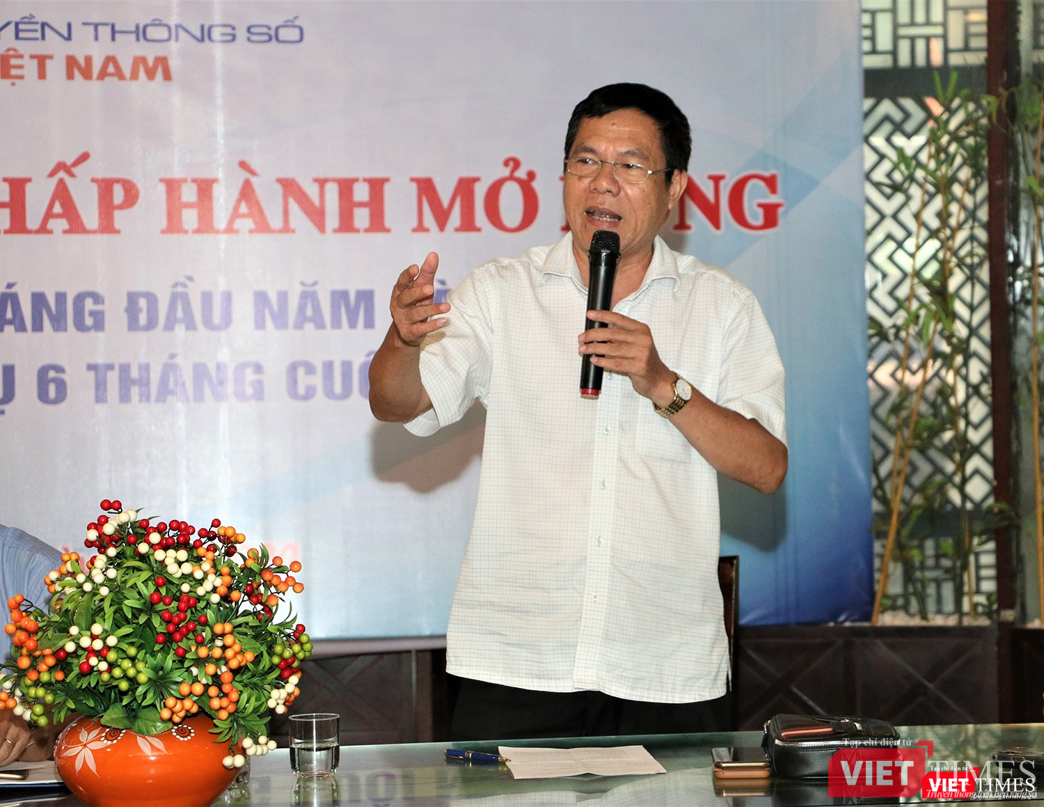 ông Lê Thọ Bình - Phó Chủ tịch Hội (ảnh: Đăng Khoa)