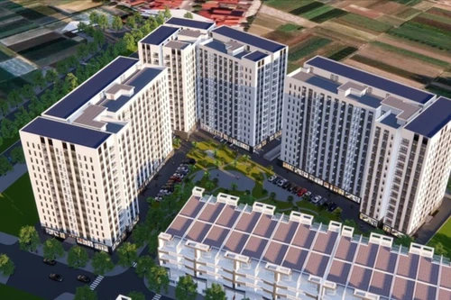 Phối cảnh dự án nhà ở xã hội Minh Đức.