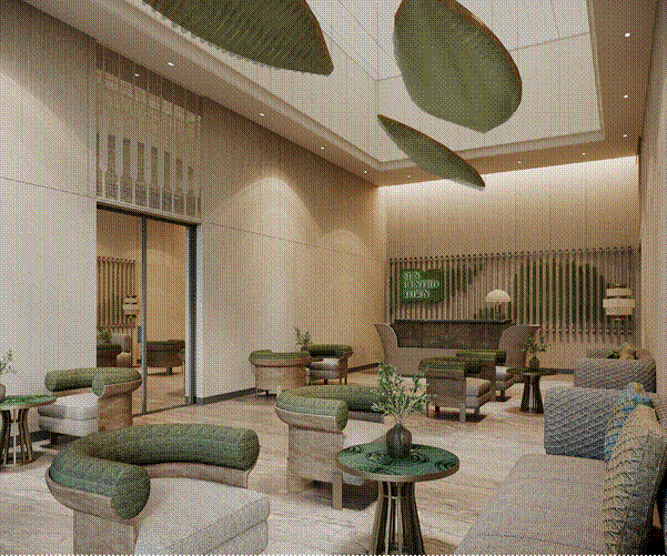Sảnh đón của Sun Centro Town được thiết kế hiện đại, đẳng cấp (Ảnh minh họa)