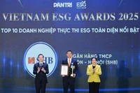 SHB được vinh danh TOP 10 doanh nghiệp thực thi ESG toàn diện nổi bật