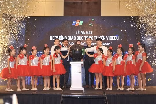 FPT ra mắt hệ thống học tập trực tuyến VioEdu vào tháng 8/2019. Ảnh: FPT.