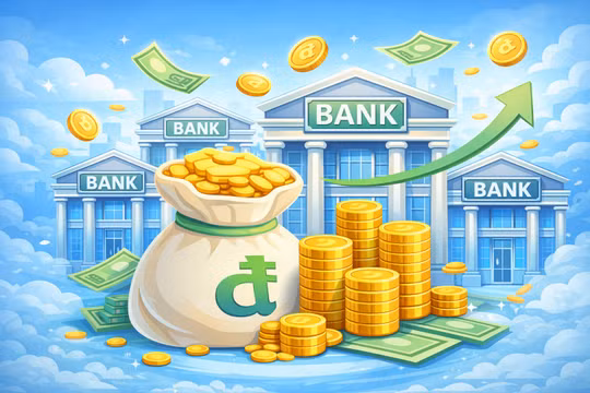 Điểm danh những ngân hàng “bỏ túi” hơn 10.000 tỷ đồng lợi nhuận năm 2025