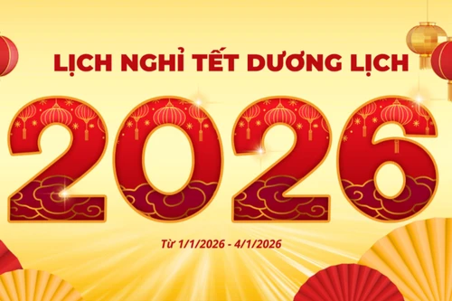 Phó Thủ tướng chốt nghỉ 4 ngày Tết Dương lịch 2026