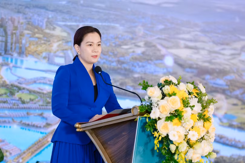 Bà Nguyễn Thu Hằng - Tổng giám đốc Vinhomes. 
