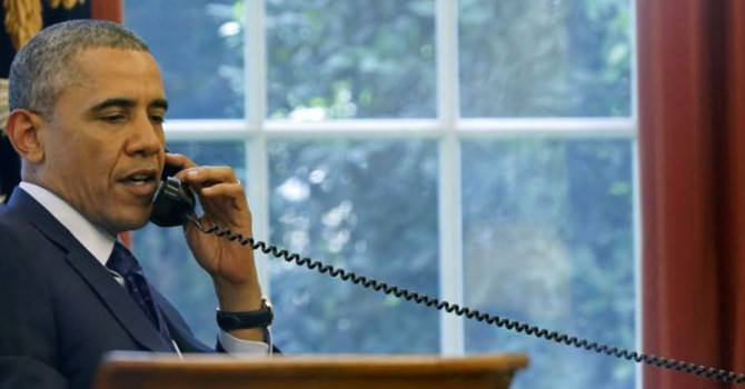 Tổng thống Barack Obama đã điện đàm với Tổng thống Nga Vladimir Putin kêu gọi nhà lãnh đạo Nga ủng hộ một thỏa thuận hòa bình cho Ukraine sẽ được đưa ra cứu xét tại hội nghị thượng đỉnh ở Belarus