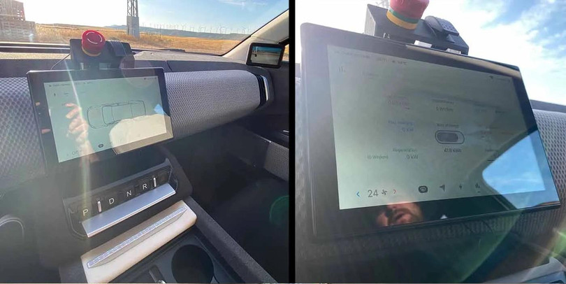 Ghế lái xe và màn hình điều khiển xe Lightyear 0. Ảnh Lightyear.