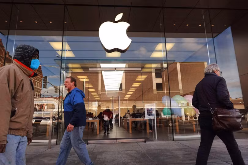 Một cửa hàng Apple ở Chicago, Illinois. Ảnh: Getty Images/AFP