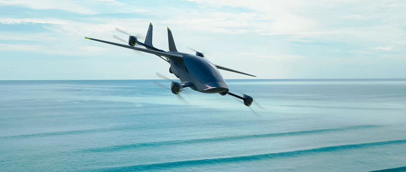 Máy bay tư nhân cât cánh thẳng đứng AIR ONE eVTOL. Ảnh AIR