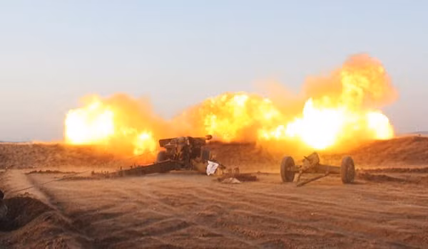 Pháo binh quân đội Syria dội hỏa lực vào lực lượng chiến binh thánh chiến