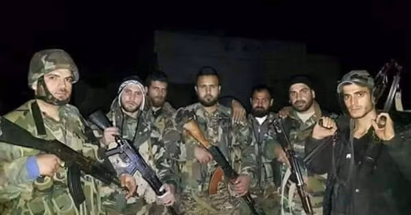 Binh si quân đội Syria trên chiến trường cao nguyên Golan, ảnh minh họa Masdar News