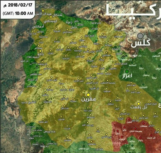 Thổ dồn quân đánh rát người Kurd phòng thủ Afrin, Aleppo ảnh 1