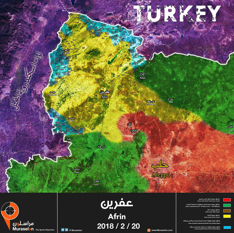 Thổ khoe “đuổi” quân đội Syria khỏi Afrin, đánh chiếm hàng chục địa bàn ảnh 1