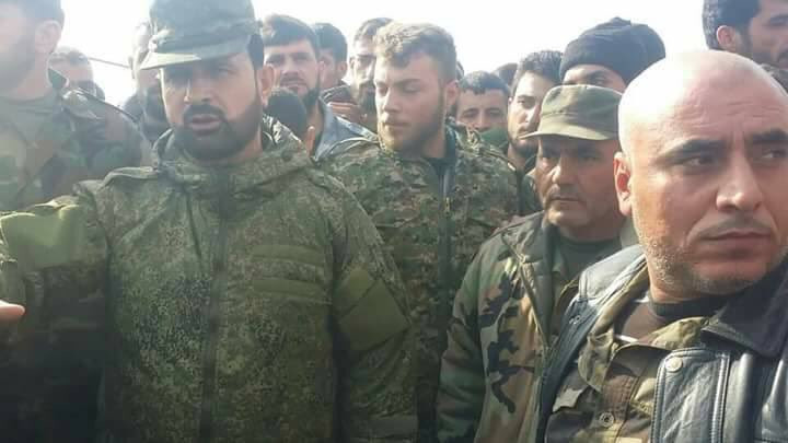 Tướng Suheil al-Hassan và các sĩ quan tham mưu dưới quyền - ảnh minh họa South Front