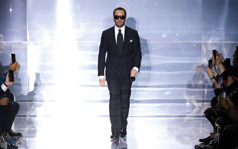 Tom Ford tại một buổi triển lãm thời trang (Ảnh: Getty Images)