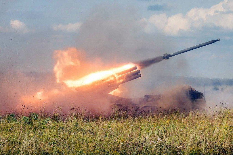 Phao phản lực nhiệt áp Nga khai hỏa. Ảnh minh họa defence.ru