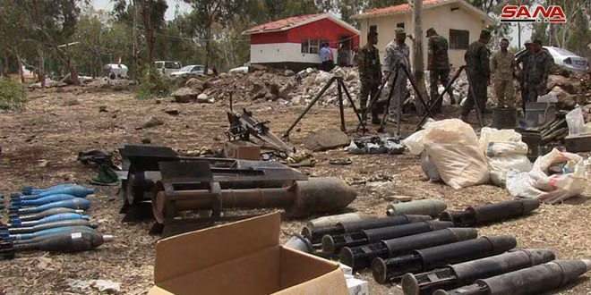 Quân đội Syria chiếm giữ lượng vũ khí khổng lồ của phe thánh chiến ở Homs ảnh 1