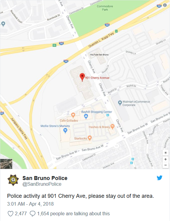 Xả súng tại Trụ sở YouTube: Nghi phạm tự sát, nhiều người bị thương ảnh 2