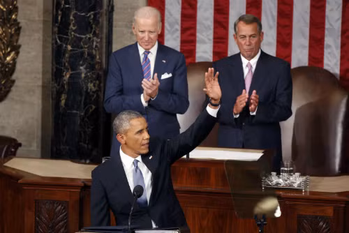 Khả năng thực hiện nghị trình của Tổng thống Obama là không cao khi đảng Cộng hòa khống chế Quốc hội. Ảnh: Reuters