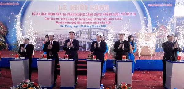 Chính thức khởi công dự án Xây dựng nhà ga hành khách – Cảng HKQT Cát Bi