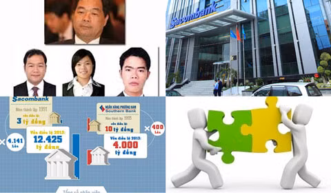 Câu chuyện sáp nhập giữa Sacombank và SouthermBank từng khiến báo chí và dư luận tốn nhiều giấy mực