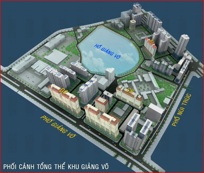 Khu đất 148 Giảng Võ (68.380m2) hiện đang được sử dụng là Trung tâm triển lãm