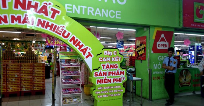 Siêu thị Big C Garden hoạt động nhộn nhịp trở lại sau sự cố diễn ra vào tối 14/3