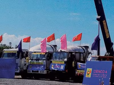 Cienco4 thi công cao tốc Đà Nẵng - Quảng Ngãi