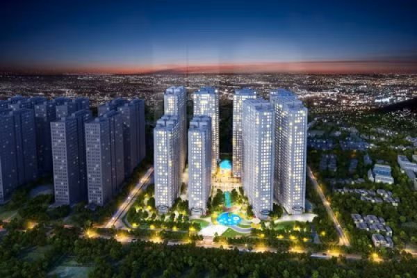 Phối cảnh tổng thể dự án Times City