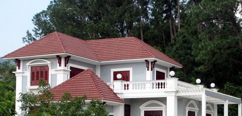 Ngôi nhà trong khu biệt phủ của đại gia vàng