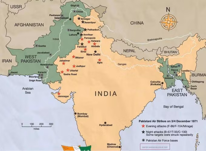 Bản đồ xung đột khu vực Ấn Độ, Pakistan theo CNN.