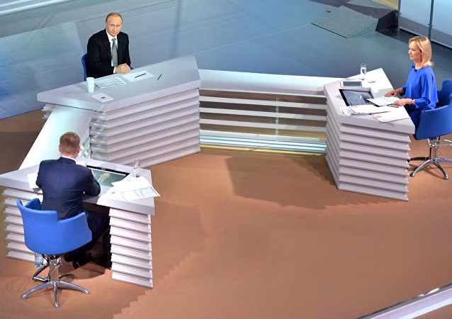 Ông Putin tại cuộc đối thoại