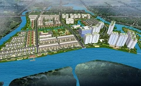 Phối cảnh dự án Khu dân cư Nhơn Đức của CTCP Vạn Phát Hưng 