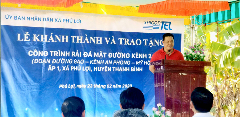 Phó ban hợp tác đầu tư của Saigontel - ông Phan Thạch Tâm Phó ban hợp tác đầu tư của Saigontel - ông Phan Thạch Tâm
