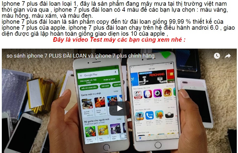 Giáp Tết, iPhone 7 hàng nhái tung hoành trên kênh bán hàng online ảnh 4