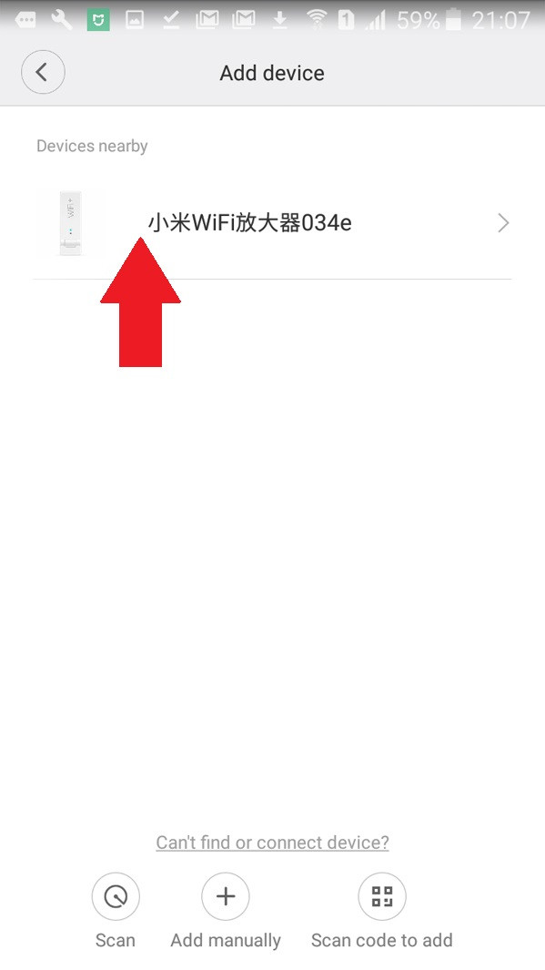 Hướng dẫn về bộ kích sóng WiFi: Bấm chọn thiết bị kích sóng WiFi mà hệ thống nhận diện được. Lưu ý trước đó chúng ta có thể sẽ cần truy cập lại vào đúng mạng WiFi cần phát.