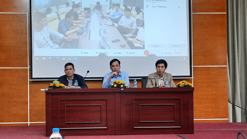 Ban lãnh đạo Tập đoàn Hà Đô chia sẻ tại hội nghị chuyên gia phân tích diễn ra chiều nay (3/10/2020)