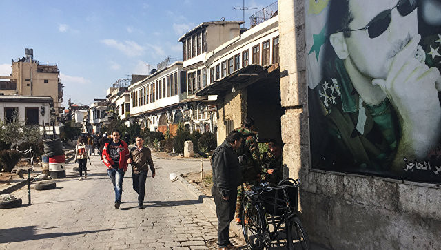 Cuộc sống yên ổn ở Damascus liệu có còn khi Tổng thống Assad bị loại trừ (ảnh chụp ngày 7/4/2017)