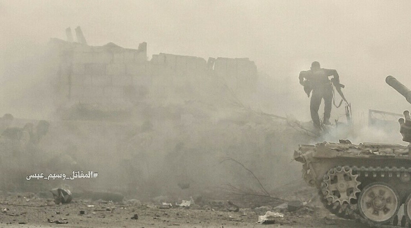 Hỏa lực Syria tấn công dữ dội phiến quân thánh chiến ven Damascus (video - ảnh) ảnh 10