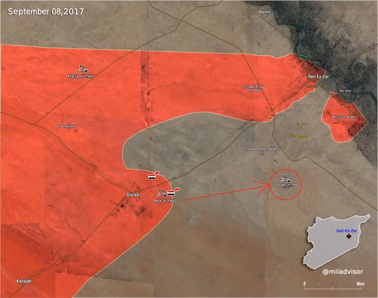  Quân đội Syria tung chiến dịch giải phóng sân bay quân sự Deir Ezzor (video) ảnh 1