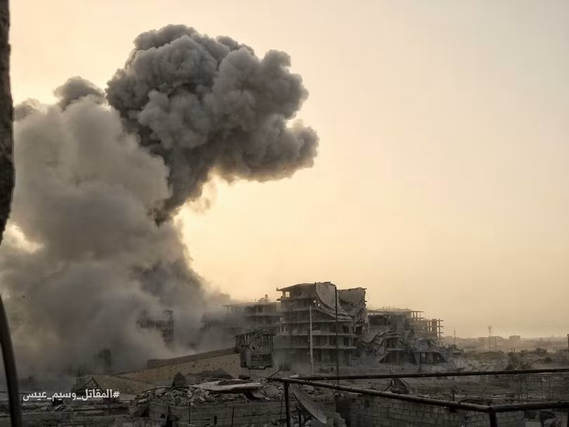 Hỏa lực Syria tấn công dữ dội phiến quân thánh chiến ven Damascus (video - ảnh) ảnh 2