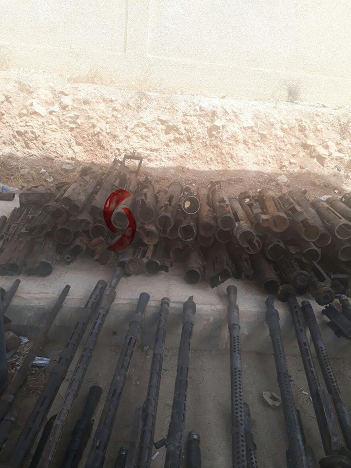 Army Seized Drone Factory, Large Number Of Weapons And Ammunition From ISIS In Uqayribat Area (Photos)