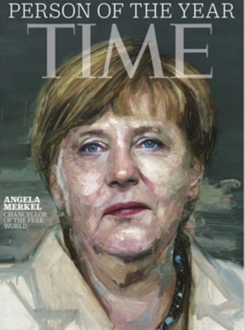 Thủ tướng Đức được tạp chí Time chọn là "Nhân vật của năm". Ảnh: Time