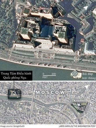 NCDC nhìn từ trên cao. Đồ họa:Washington Post NCDC nhìn từ trên cao. Đồ họa:Washington Post