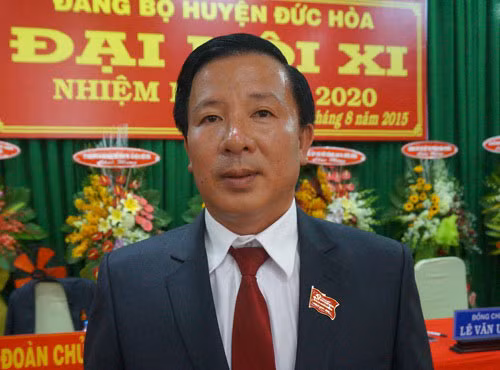 Ông Nguyễn Văn Út - Bí thư huyện ủy Đức Hòa