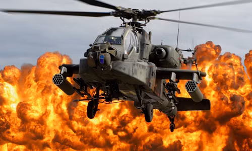 Một chiếc trực thăng AH-64 Apache của Mỹ. Ảnh: Reuters
