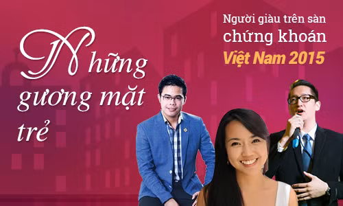  Dù vẫn dẫn đầu trong nhóm triệu phú U30, nhưng ở bảng xếp hạng top 100 người giàu trên sàn chứng khoán, thay vì đứng vị trí thứ 34, năm nay Trầm Khải Hòa (sinh năm 1988), Ủy viên Hội đồng quản trị Ngân hàng thương mại cổ phần Sài Gòn Thương Tín (Mã CK: S