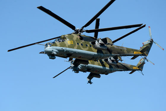 Trực thăng tiến công Mi-24 (RIA)