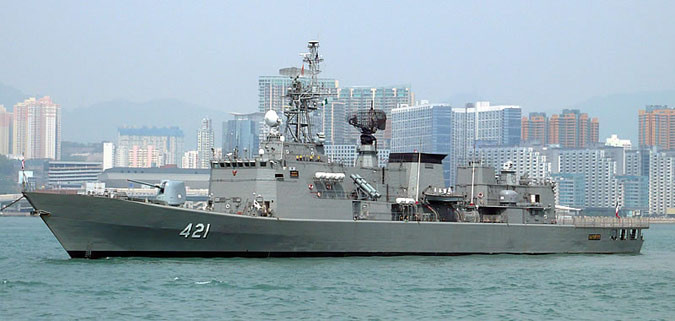 Frigate Naresuan của Hải quân Hoàng gia Thái Lan được đóng ở Trung Quốc