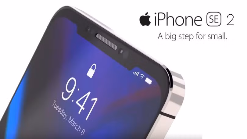 Ảnh render dựa trên bộ vỏ được cho là của iPhone SE 2 đăng tải trên trang BGR. (Nguồn: GadgetGig)